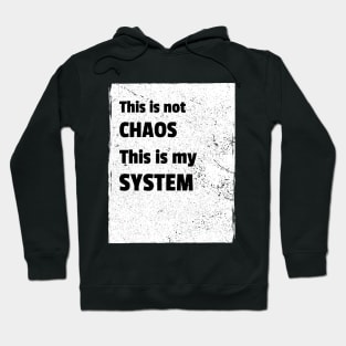 This is not chaos. This is my system. Hoodie